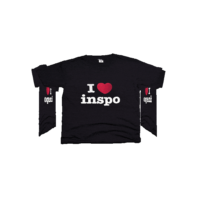 I ❤️ INSPO BLACK T-SHIRT