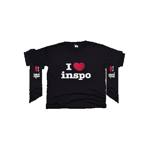 I ❤️ INSPO BLACK T-SHIRT